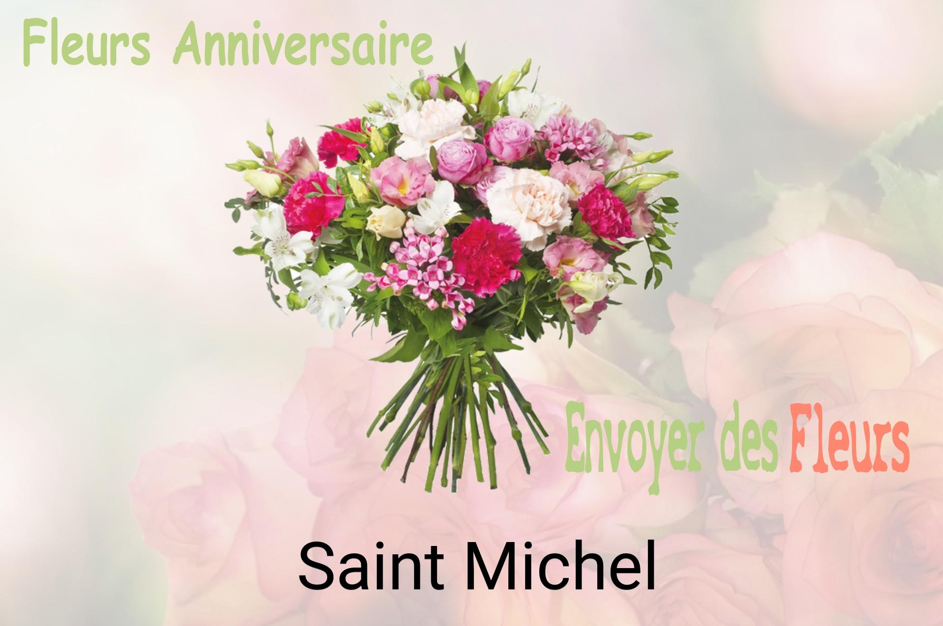Bouquet de fleurs d’anniversaire livré à Saint-Michel